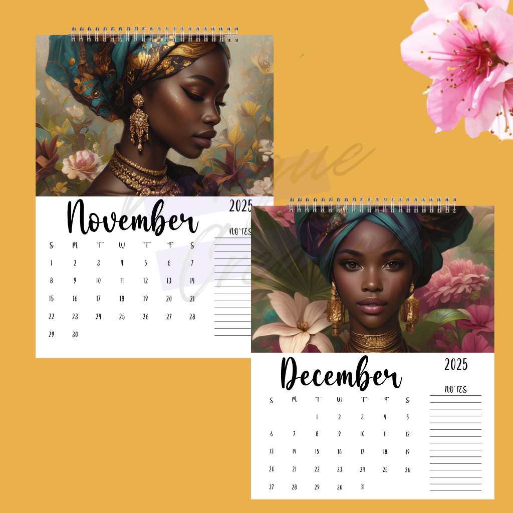 Embrace the Elegance Instant Download & Printable Calendar