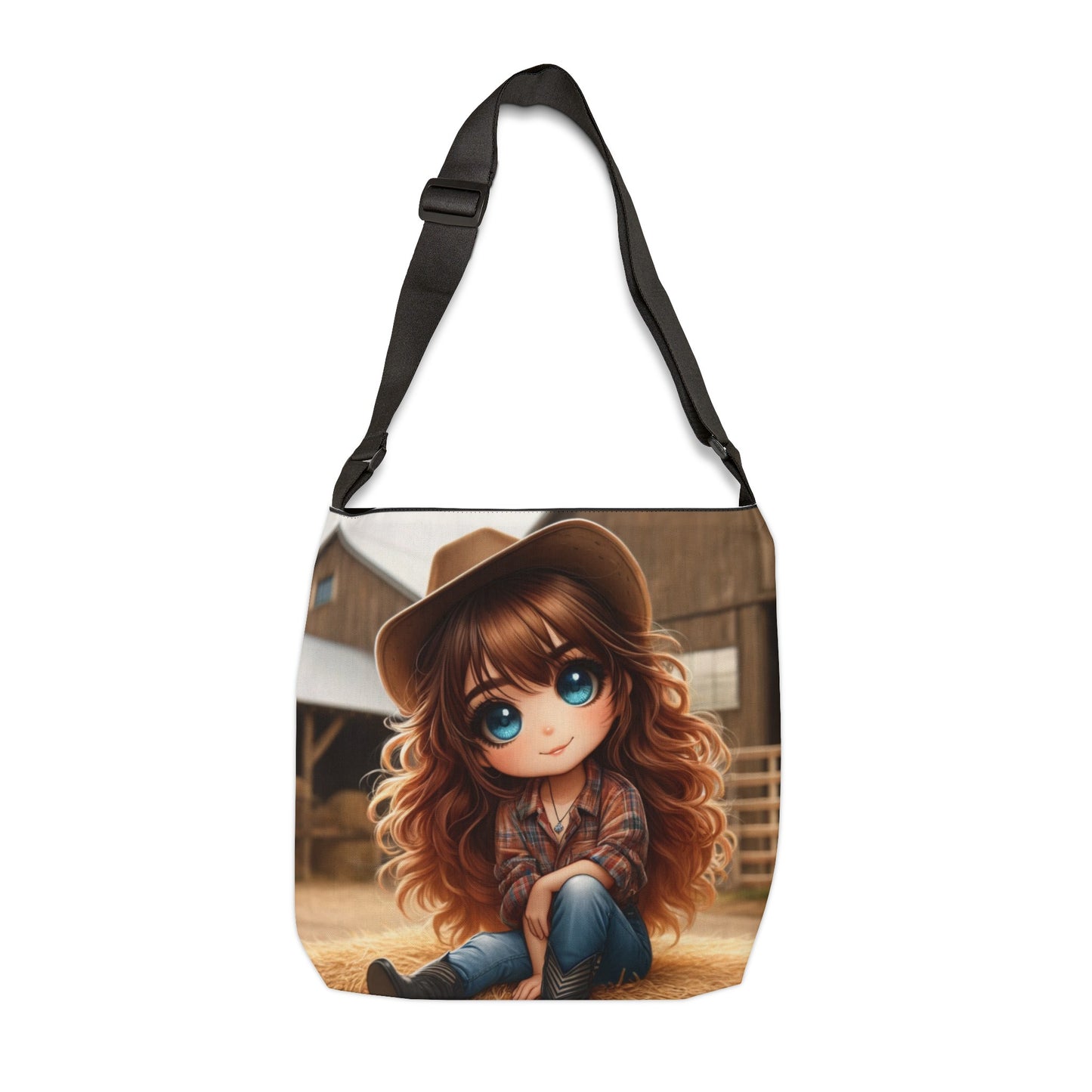 Country Girl Adjustable Tote Bag