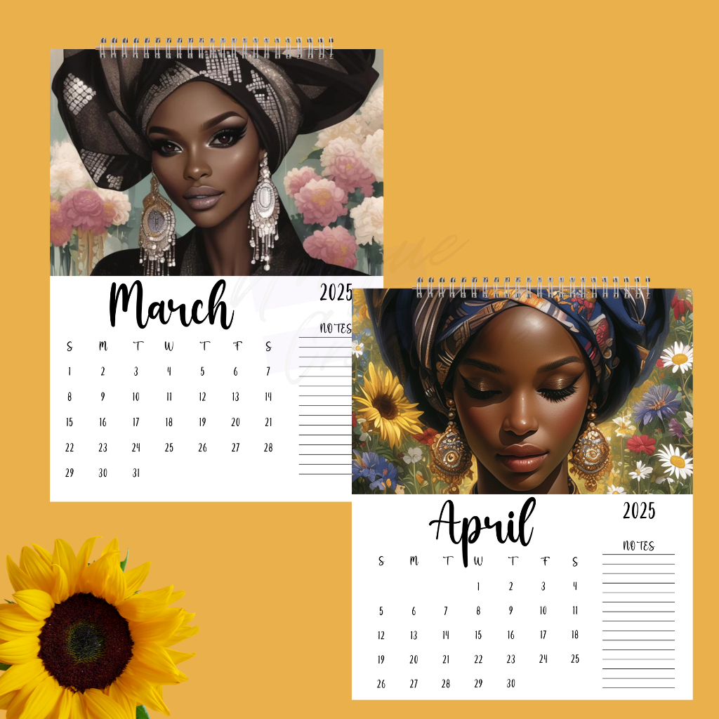 Embrace the Elegance Instant Download & Printable Calendar