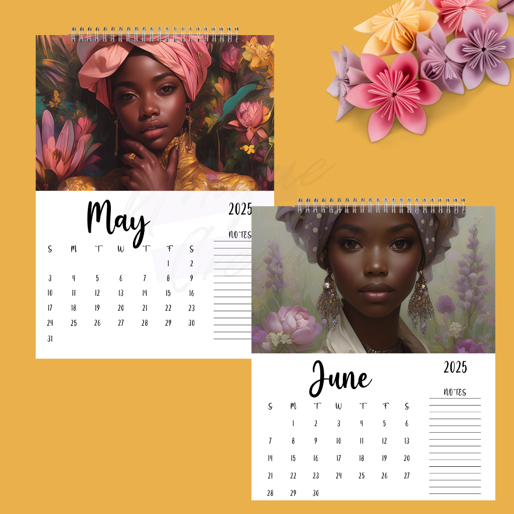 Embrace the Elegance Instant Download & Printable Calendar