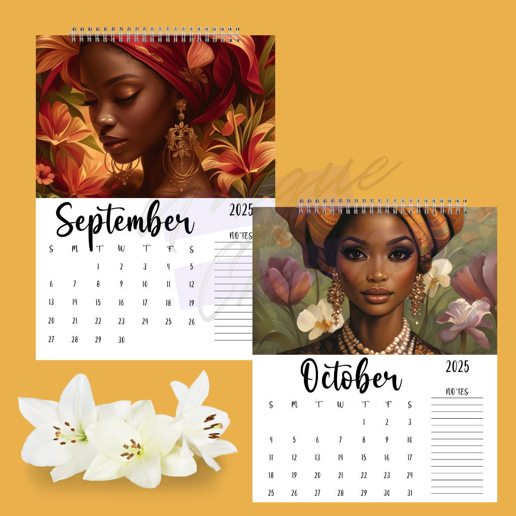 Embrace the Elegance Instant Download & Printable Calendar
