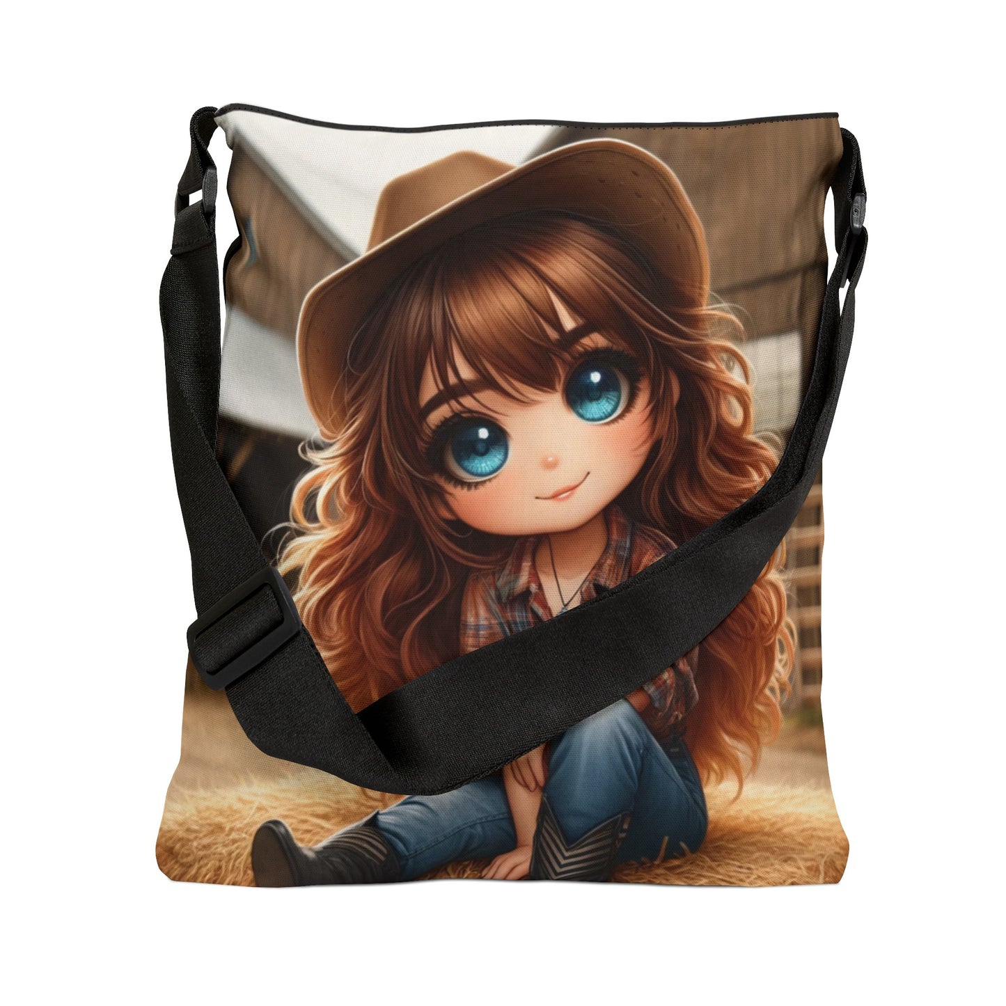 Country Girl Adjustable Tote Bag
