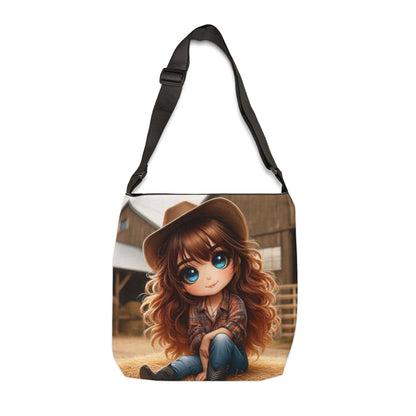 Country Girl Adjustable Tote Bag