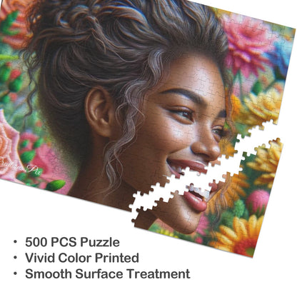 Her Smile -Wooden Jigsaw Puzzle